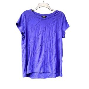 Simply Vera Vera Wang Purplish Color Short Sleeve Tee Shirt XL